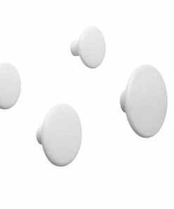 Muuto White DOTS (Pack of 5) Coat Hooks
