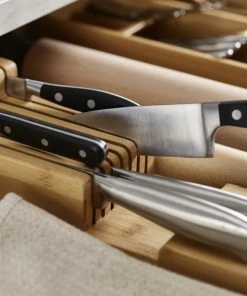 Joseph Joseph DrawerStore Bamboo Compact Knife Organiser 9 Joseph Joseph DrawerStore Bamboo Compact Knife Organiser