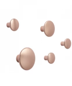 Muuto Rose Metal Dots (Pack of 5) Coat Hooks