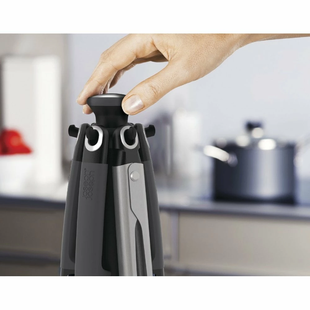 Joseph Joseph Grey Elevate Carousel With Tongs 6 Joseph Joseph Grey Elevate Carousel With Tongs