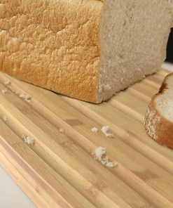 Joseph Joseph Black Bread Bin with Bamboo Lid