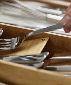 Joseph Joseph DrawerStore Bamboo Compact Cutlery Organiser