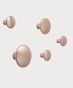 Muuto Rose Metal Dots (Pack of 5) Coat Hooks