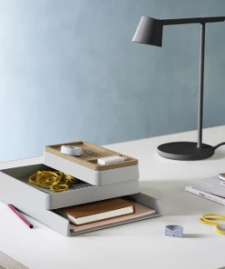 Muuto Arrange Desktop Series - Grey and Cork