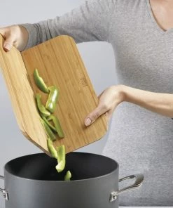 Joseph Joseph Chop2Pot Bamboo Large Chopping Board