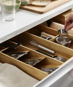 Joseph Joseph DrawerStore Bamboo Cutlery, Utensil & Gadget Organiser