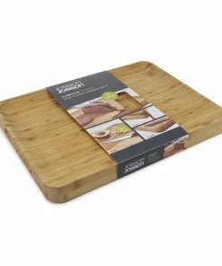 Joseph Joseph Bamboo Cut & Carve Chopping Board