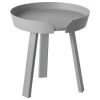Muuto Small Grey Oak Wood Around Coffee Table