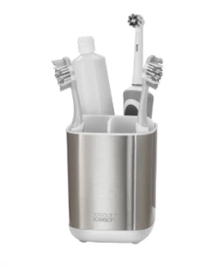 Joseph Joseph EasyStore Steel Toothbrush Caddy