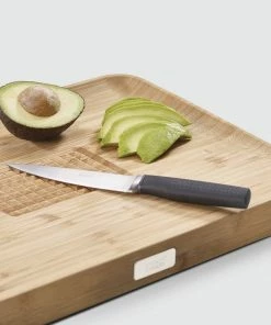Joseph Joseph Bamboo Cut & Carve Chopping Board