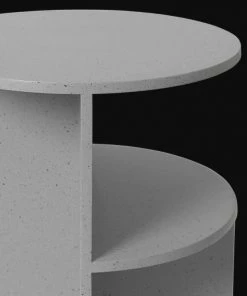 Muuto Halves Side Table - Light Grey