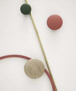 Muuto Dots Coat Hook Wood Small 9cm 21 Muuto Dots Coat Hook Wood Small 9cm