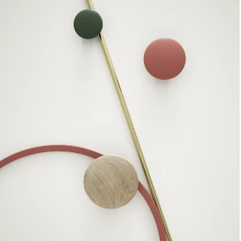 Muuto Dots Coat Hook Wood Small 9cm 11 Muuto Dots Coat Hook Wood Small 9cm