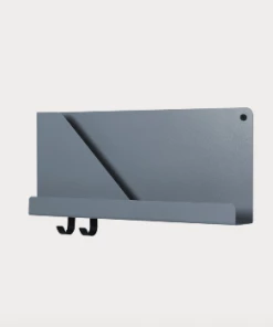 Muuto Folded Shelves - Blue-Grey - 51x22 cm