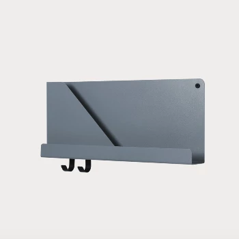 Muuto Folded Shelves - Blue-Grey - 51x22 cm 1 Muuto Folded Shelves - Blue-Grey - 51x22 cm