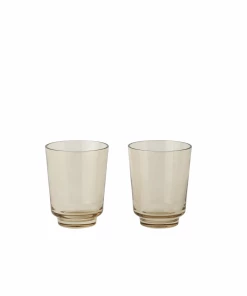 Muuto Set of 2 Raise Glass Ochre 30cl