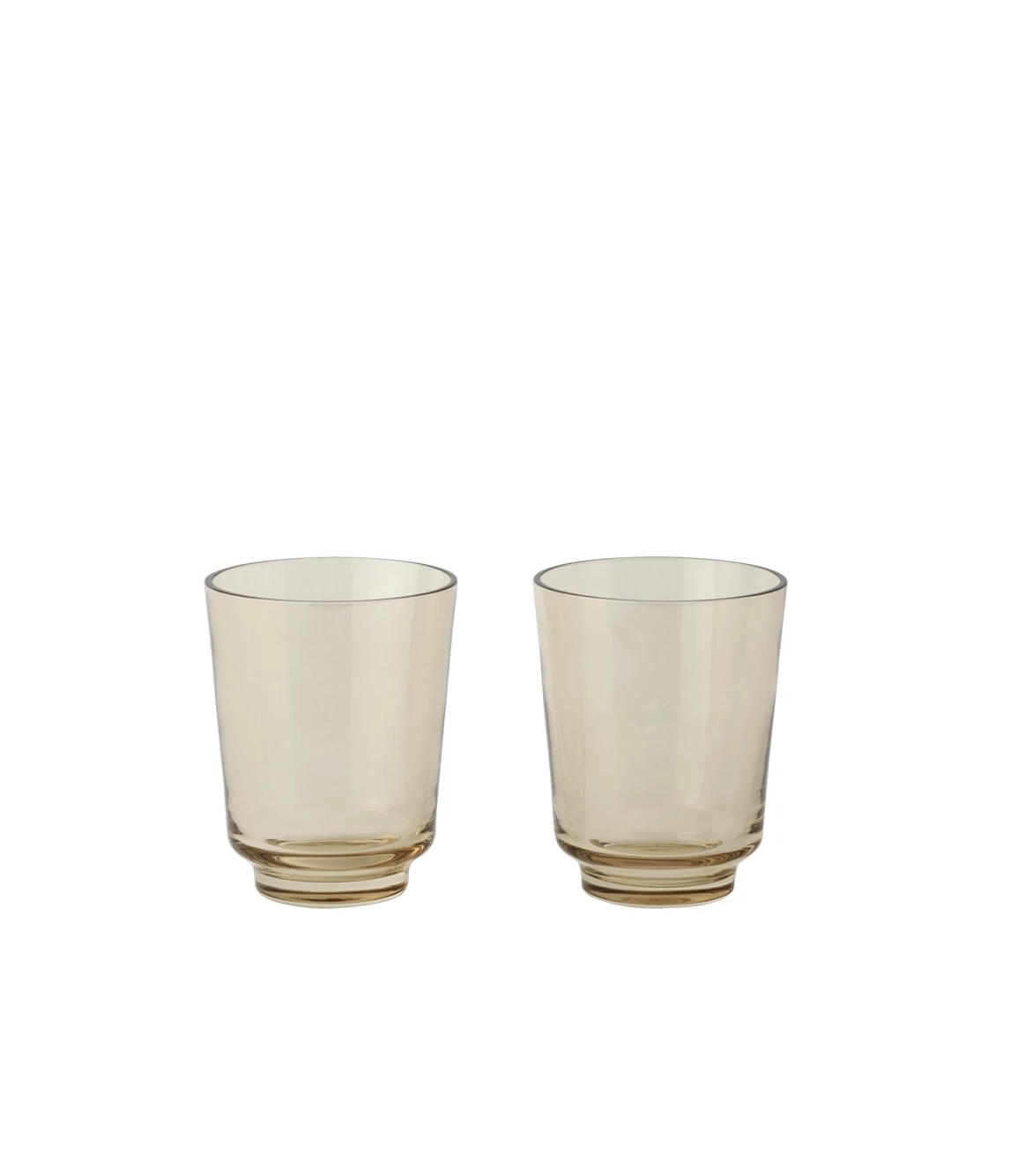 Muuto Set of 2 Raise Glass Ochre 30cl 1 Muuto Set of 2 Raise Glass Ochre 30cl