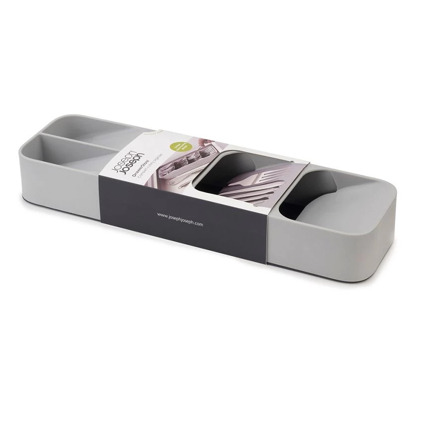 Joseph Joseph Grey Drawerstore Compact Cutlery Organiser 2 Joseph Joseph Grey Drawerstore Compact Cutlery Organiser
