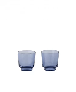 Muuto Set of 2 Raise Glass Indigo 20cl