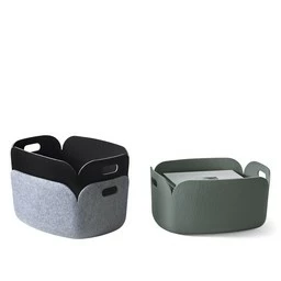 Muuto Restore Basket Dark Green 3 Muuto Restore Basket Dark Green