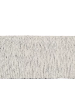 Muuto 85 x 140cm Off White Light Grey Wool PLY Rug