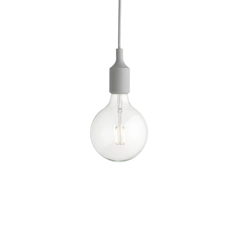 Muuto Light Gray E27 Bulb 1 Muuto Light Gray E27 Bulb