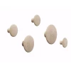 Muuto Set Of 5 Natural Oak The Dots Hooks