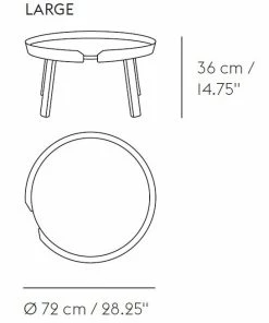 Muuto Around Coffee Table - Large - Black 7 Muuto Around Coffee Table - Large - Black