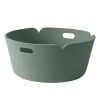 Muuto Dusty Green Round Restore Basket