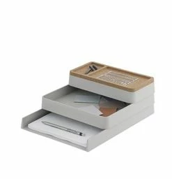 Muuto Grey Organizer Arrange Desktop Set 1