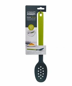 Joseph Joseph Grey / Green Elevate Silicone Slotted Spoon