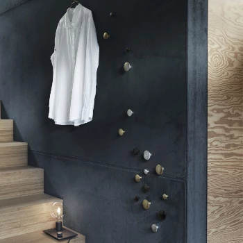 Muuto Dots Coat Hook Wood Small 9cm 9 Muuto Dots Coat Hook Wood Small 9cm