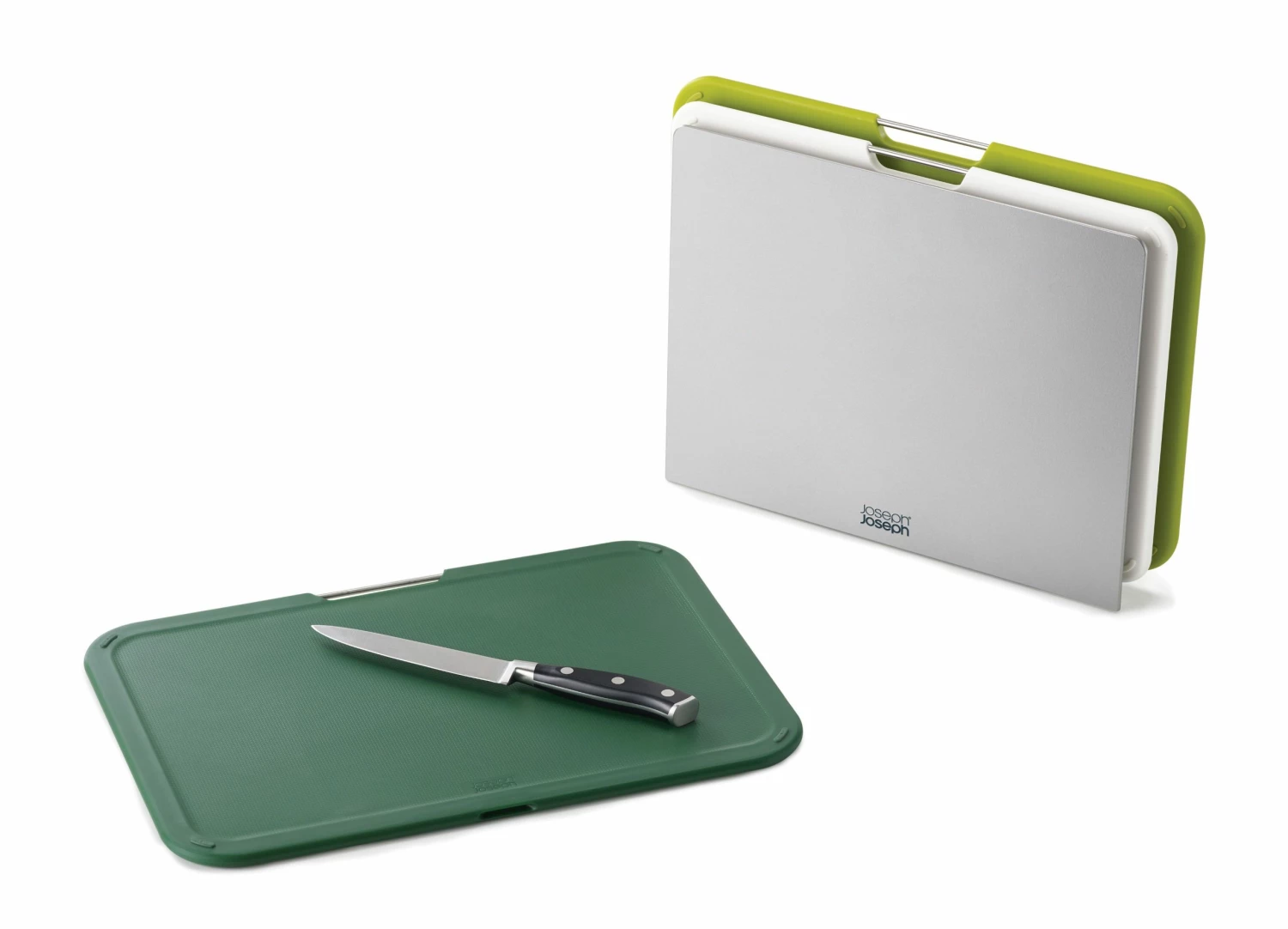 Joseph Joseph Large Green Nest Chopping Boards & Stand Set 3 Joseph Joseph Large Green Nest Chopping Boards & Stand Set