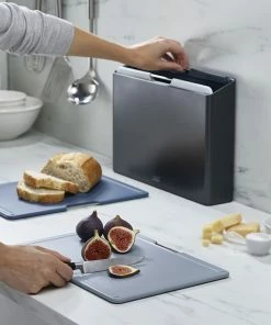 Joseph Joseph Large Graphite 4 Piece Folio Chopping Board Set 20 Joseph Joseph Large Graphite 4 Piece Folio Chopping Board Set