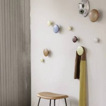 Muuto Dots Wood Coat Hook 9cm Natural Oak 2 Muuto Dots Wood Coat Hook 9cm Natural Oak