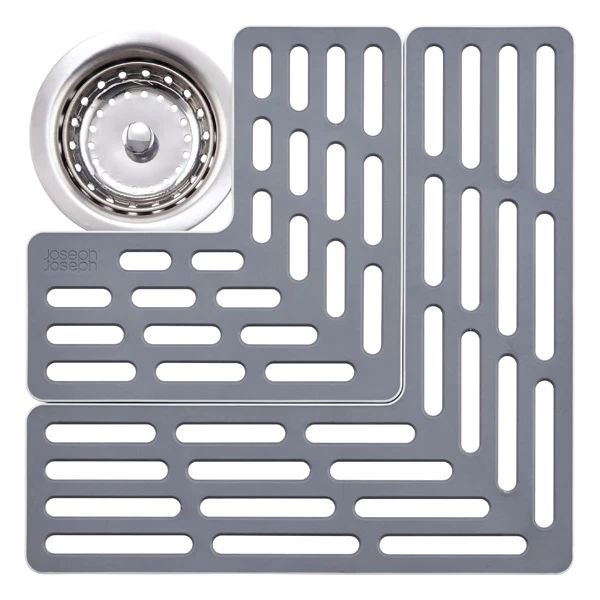 Joseph Joseph Grey Sink Saver Adjustable Sink Mat 4 Joseph Joseph Grey Sink Saver Adjustable Sink Mat