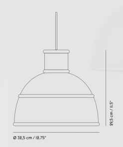 Muuto Black UNFOLD Pendant Light