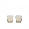 Muuto Set of 2 Raise Glass Ochre 20cl