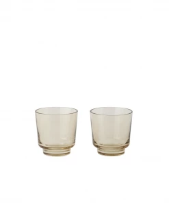 Muuto Set of 2 Raise Glass Ochre 20cl